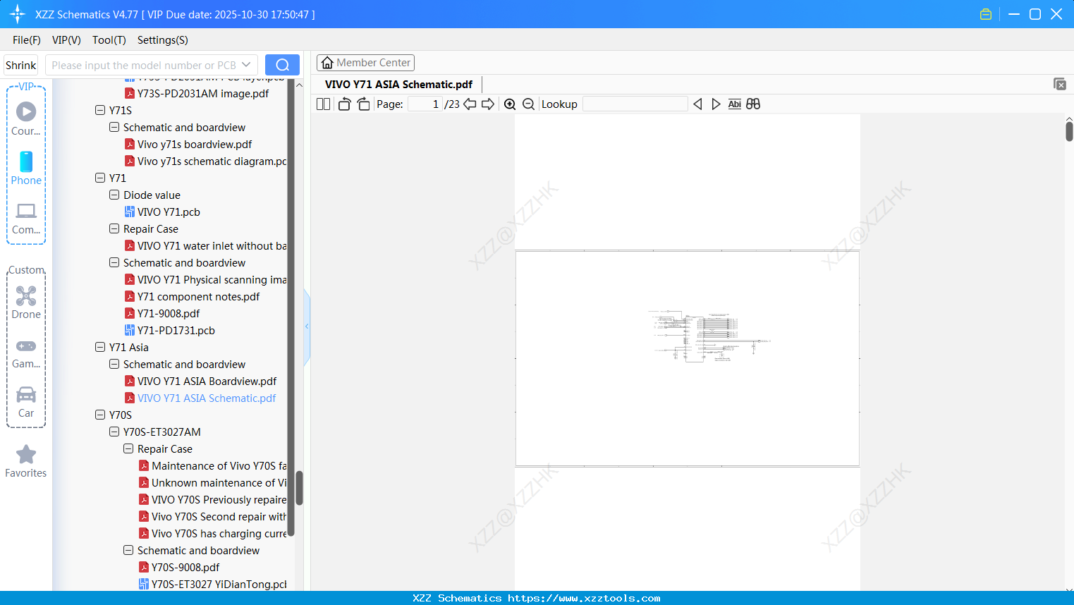 VIVO Y71 ASIA Schematic